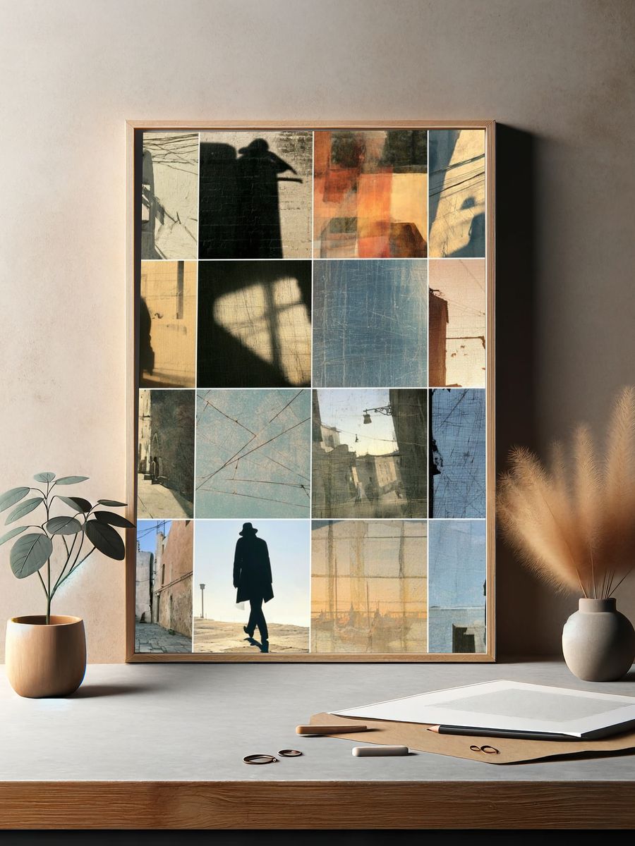 Urban Shadows Photography Poster. — room view 2