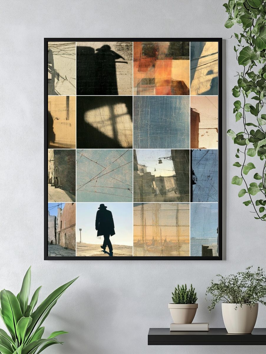 Urban Shadows Photography Poster. — room view 4