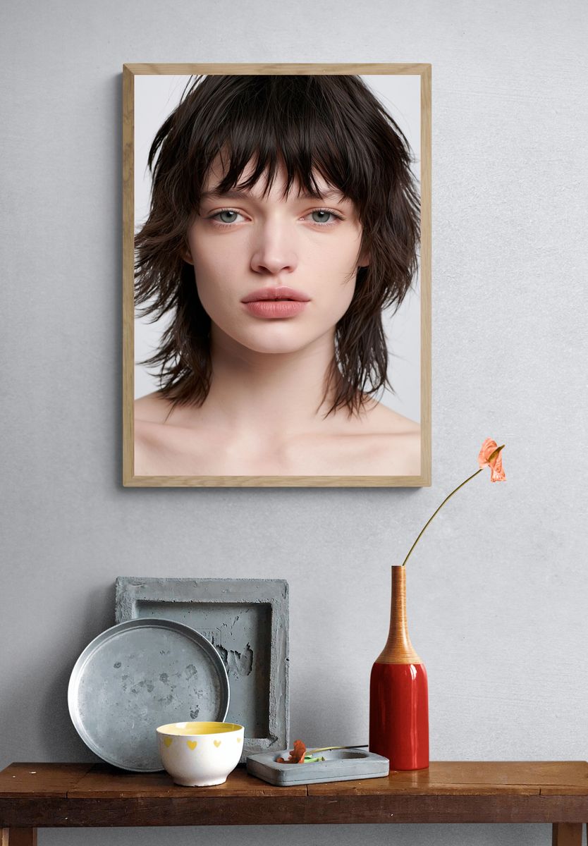 Soft Portrait Photography Poster. — room view 3