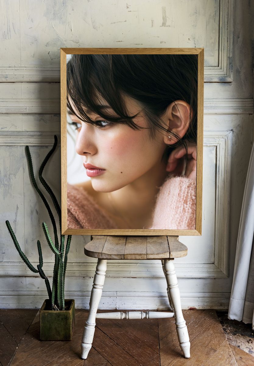 Soft Portrait Photography Poster. room preview