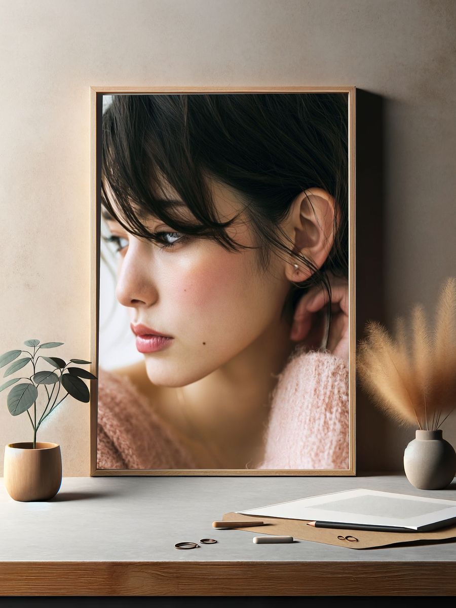 Soft Portrait Photography Poster. — room view 2
