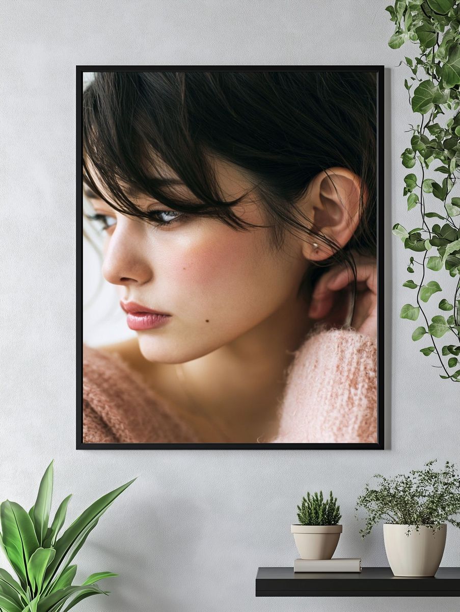 Soft Portrait Photography Poster. — room view 4