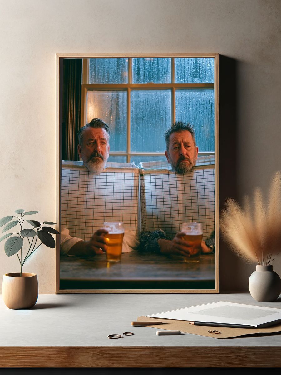 Pub Portrait Photography Poster. — room view 2