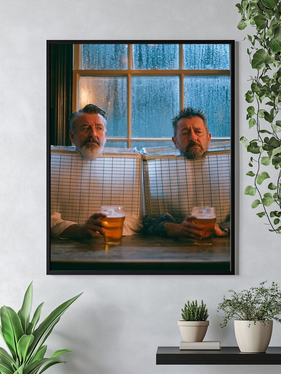 Pub Portrait Photography Poster. — room view 4