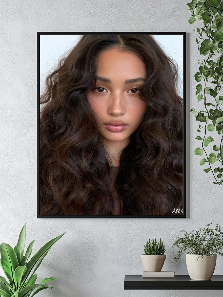 Soft Glam Portrait Print. — room view 4