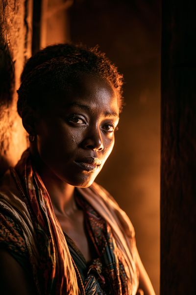 Warm Portrait Photography Poster.