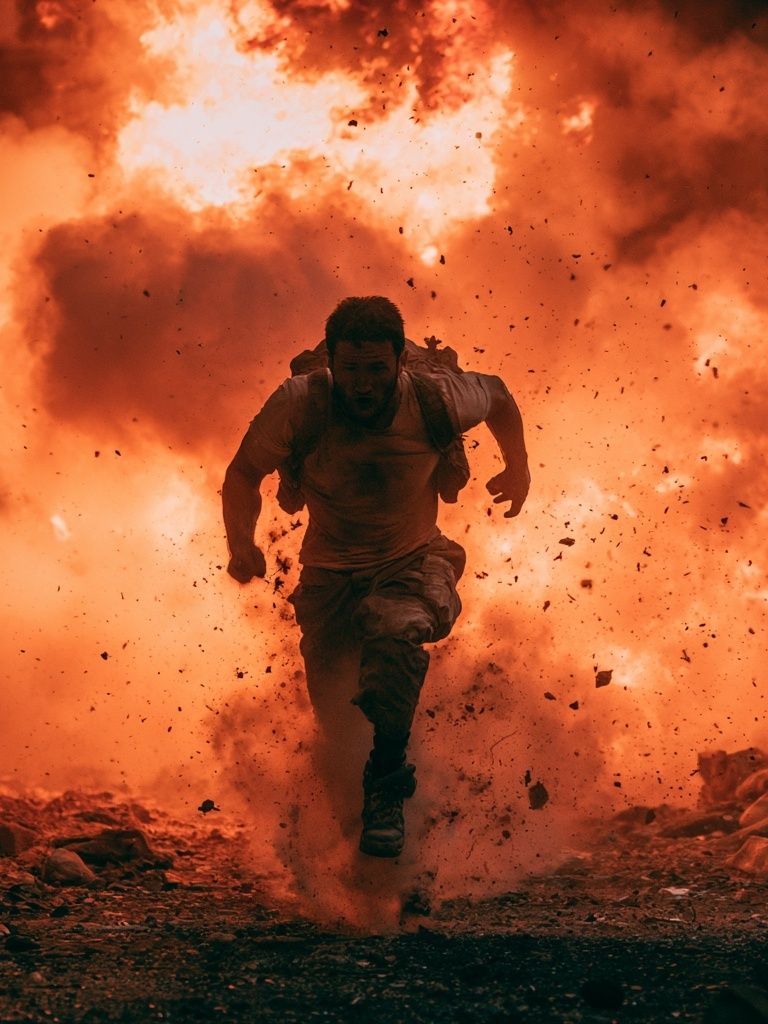 Explosive Action Runner Poster. poster detail