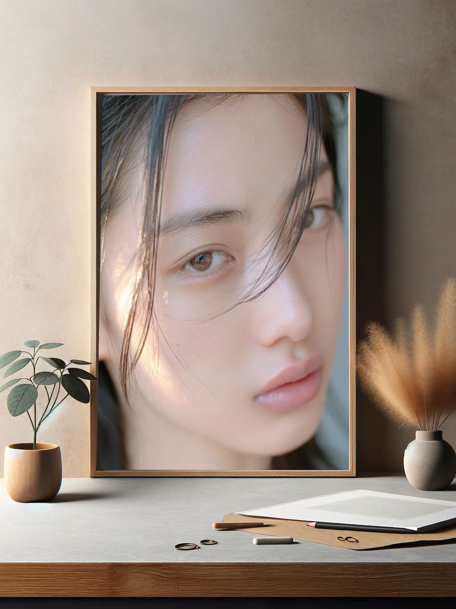Soft Light Portrait Print. — room view 2