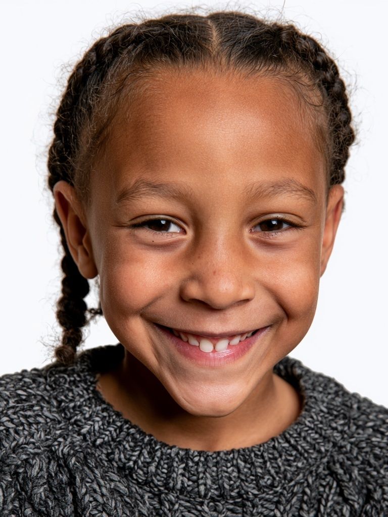 Smiling Child Portrait Poster. poster — photography art