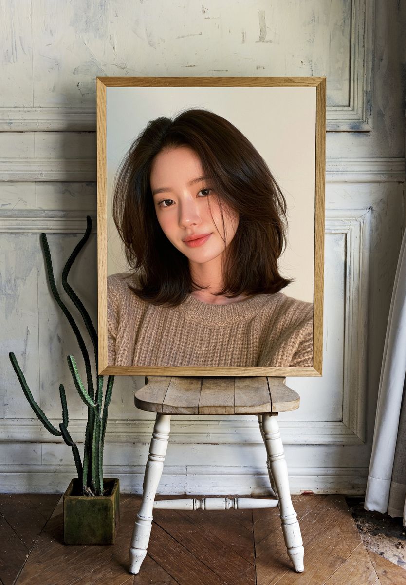 Soft Portrait Photography Poster. room preview