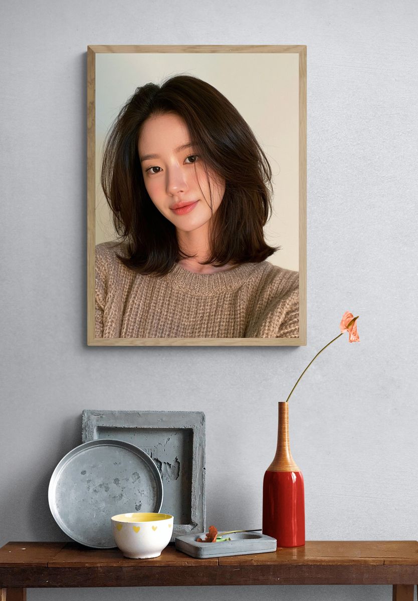 Soft Portrait Photography Poster. — room view 3
