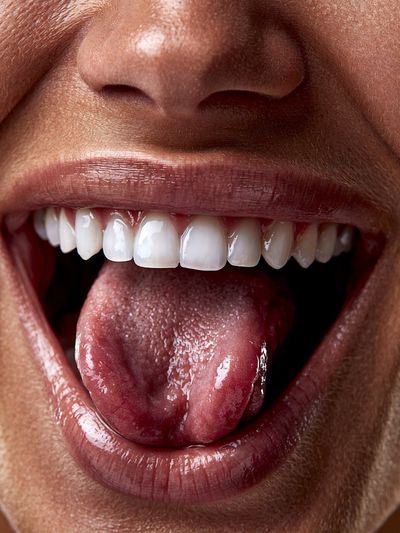 Open Mouth Portrait Photography Poster.