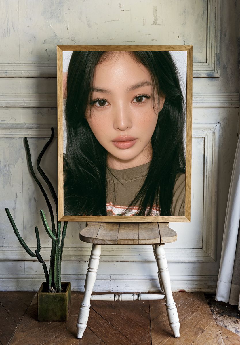 Soft Glam Portrait Poster. — room view 1