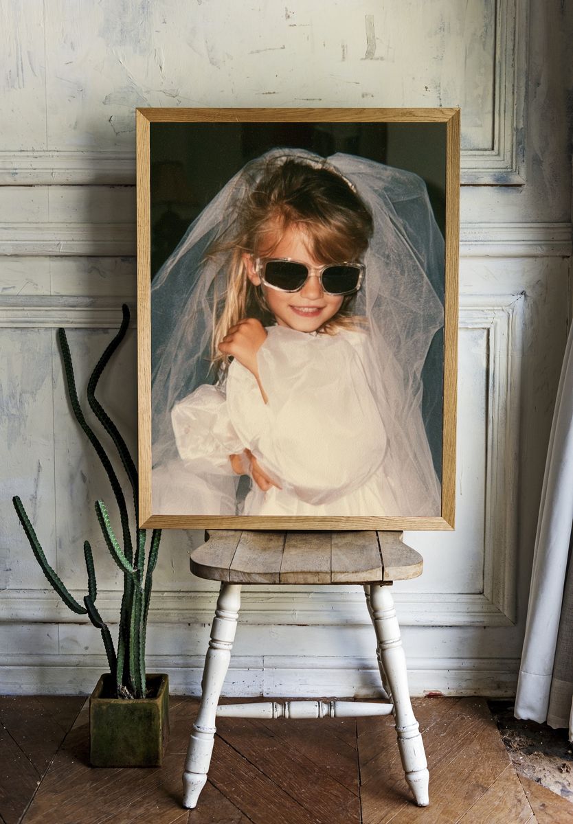 Veiled Child Portrait Poster. room preview