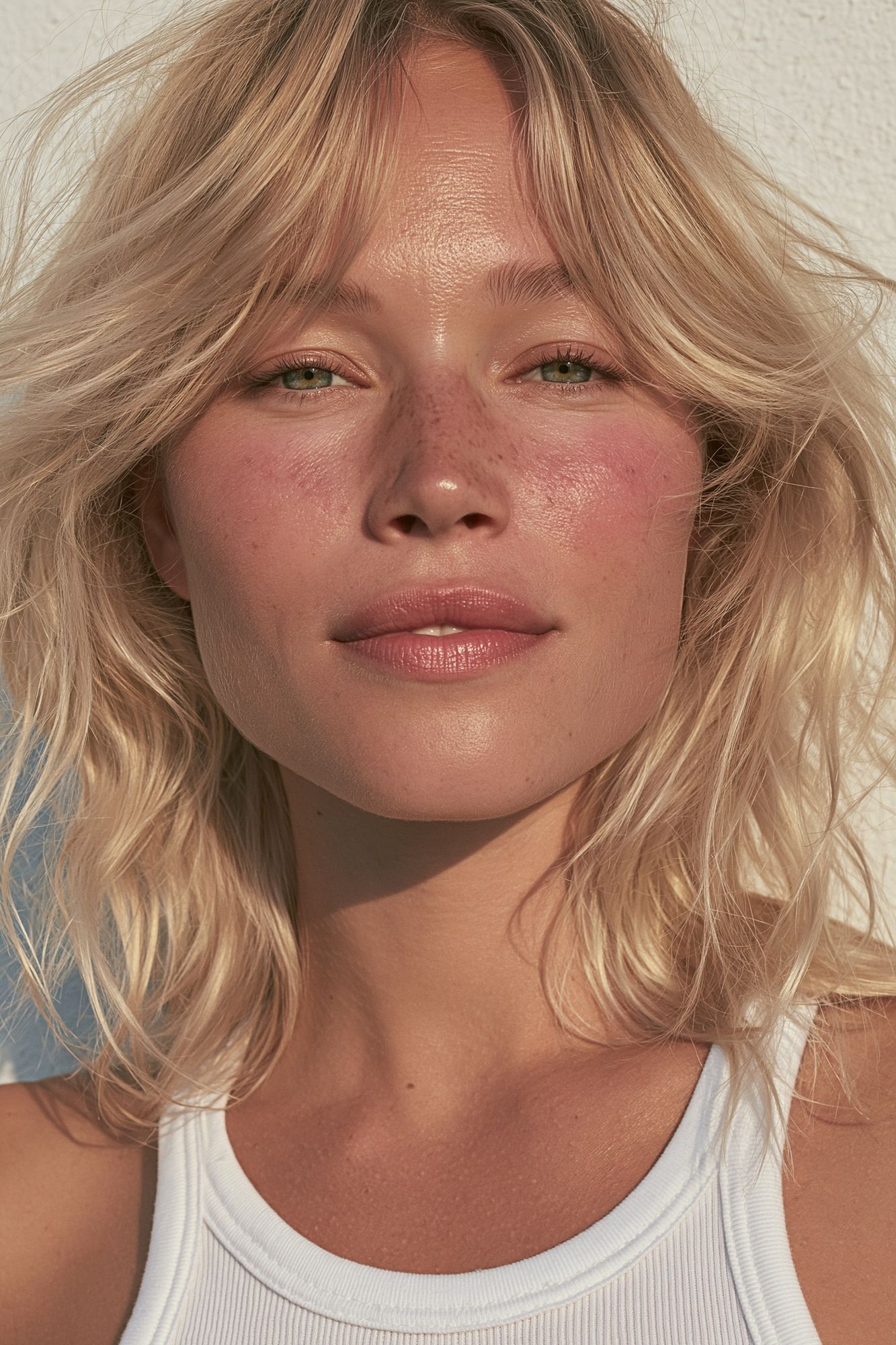 Blonde Portrait Photography Poster. poster detail