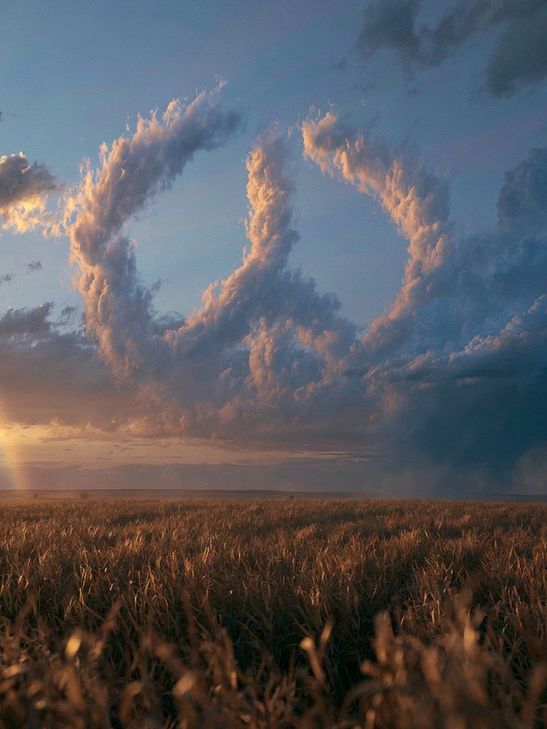 Stormy Prairie Sky Photography Poster. poster — photography art