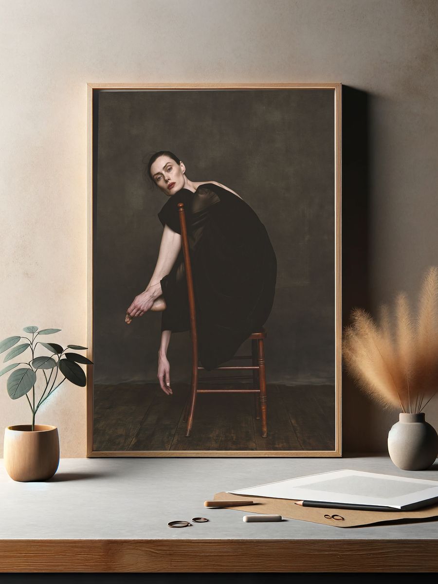 Soft Portrait Photography Poster. — room view 2