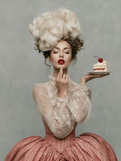 Surreal Fashion Portrait Print.