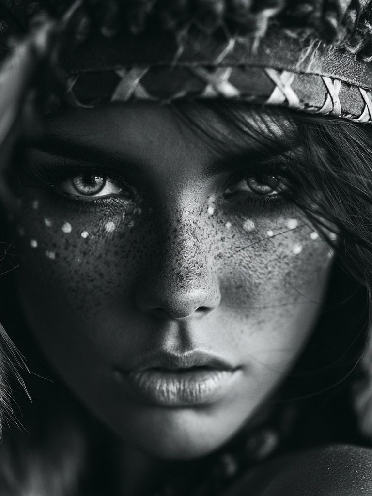 Indigenous Portrait Photography Poster. poster detail
