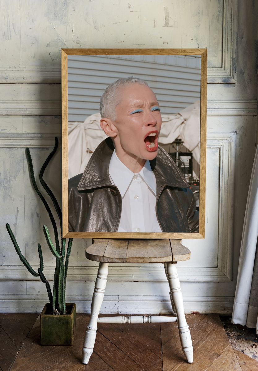 Avant-Garde Portrait Photography Poster. room preview
