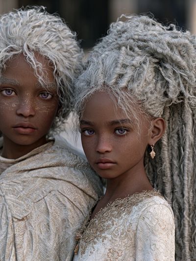 Twin Portrait Photography Poster.
