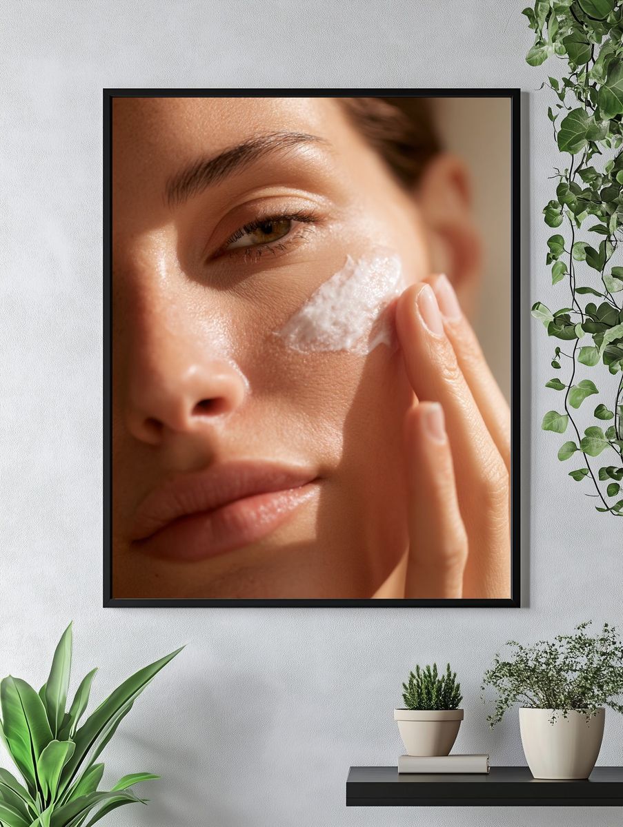 Skincare Portrait Photography Poster. — room view 4