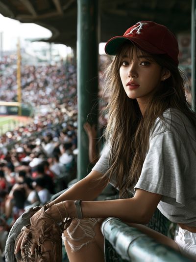 Baseball Stadium Portrait Poster. poster