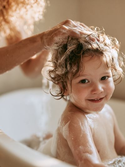 Bath Time Portrait Photography Poster. poster print