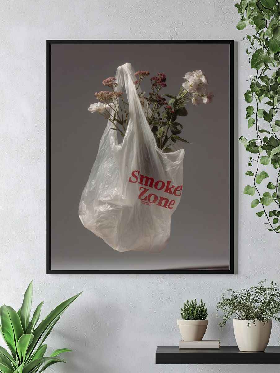 Smoke Zone Still Life Poster. — room view 4