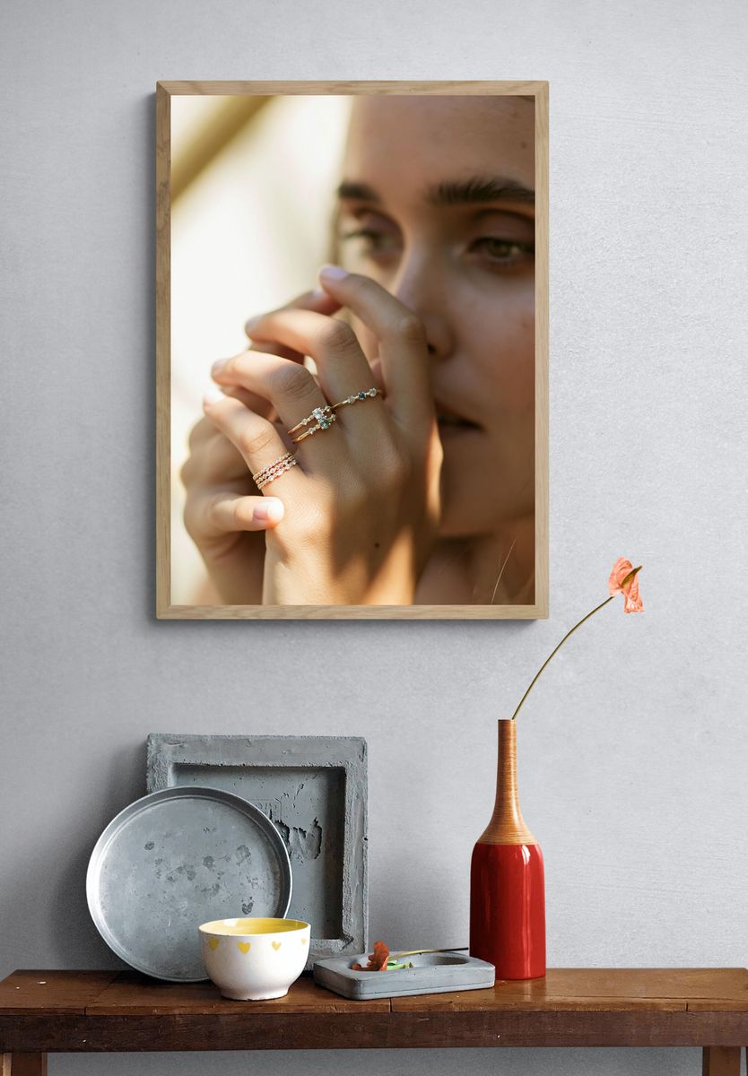 Soft Light Portrait Photography Poster. — room view 3