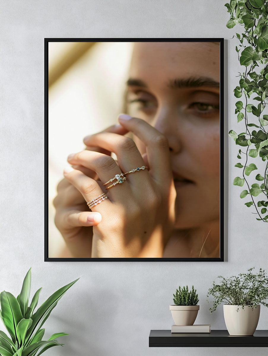 Soft Light Portrait Photography Poster. — room view 4