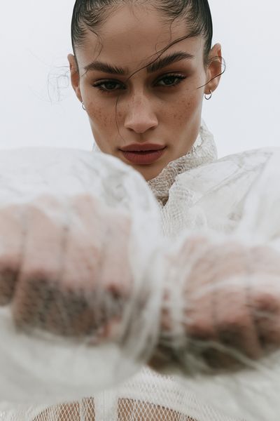 Editorial Fashion Portrait Poster. poster
