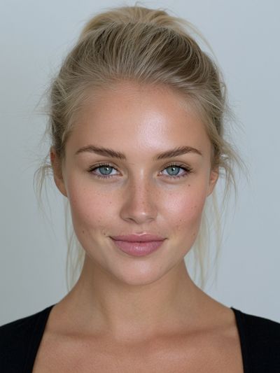 Blonde Portrait Photography Poster.