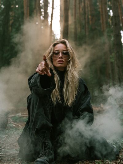 Forest Portrait Photography Poster. poster