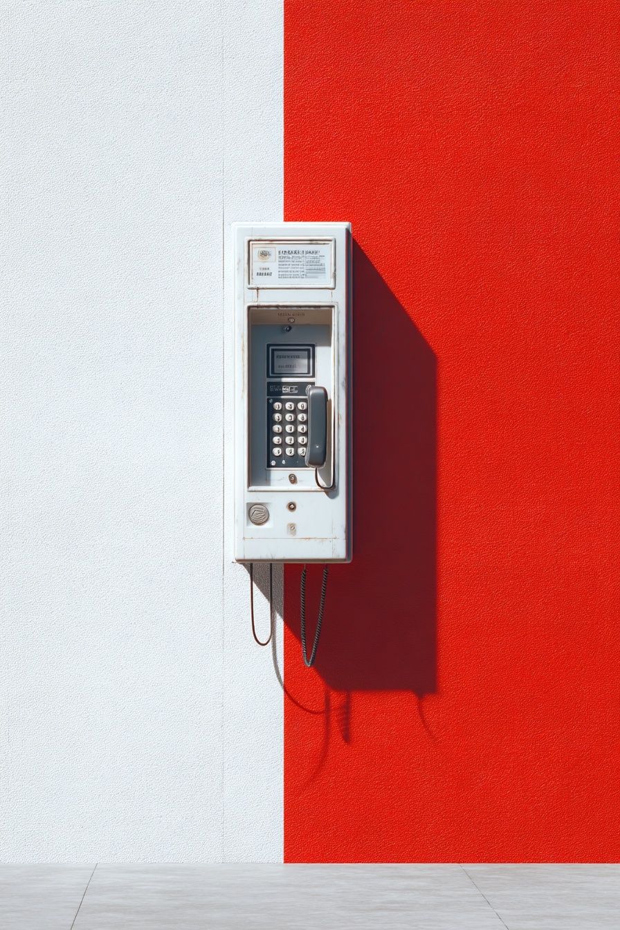 Vintage Payphone — Photography Print. poster detail