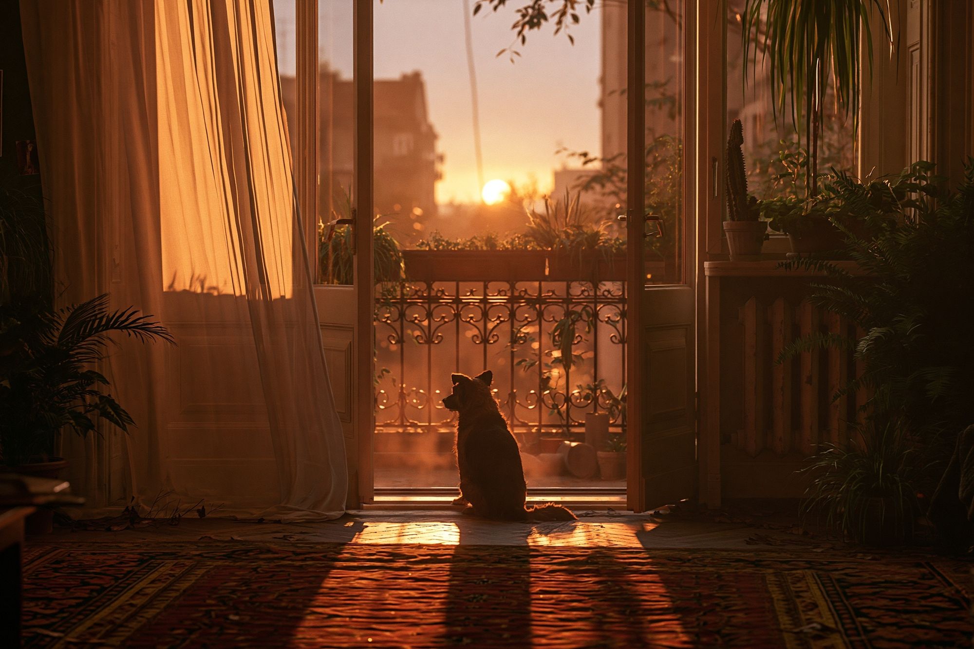 Sunset Cat Silhouette Photography Poster. poster detail