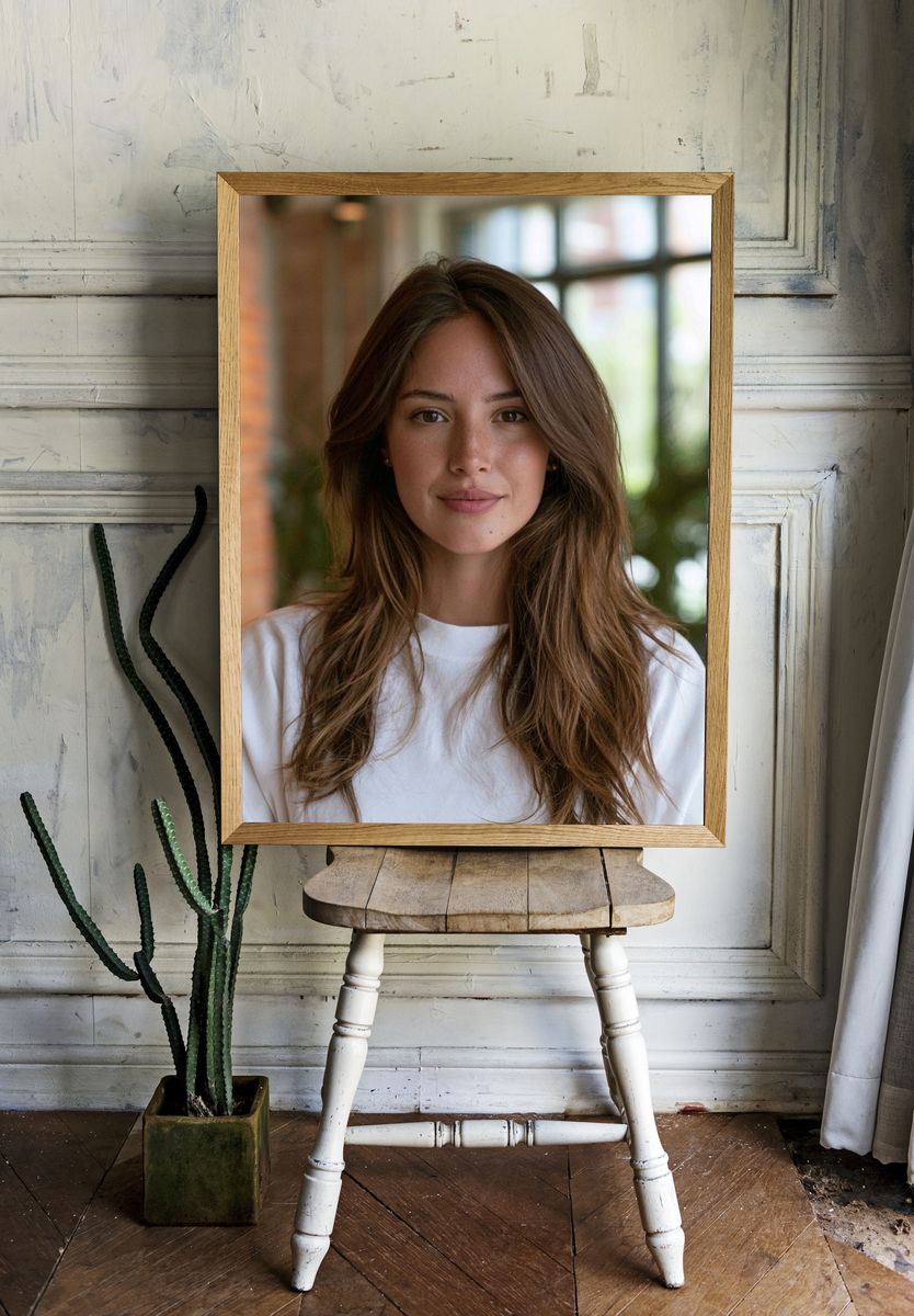 Natural Portrait Photography Poster. — room view 1