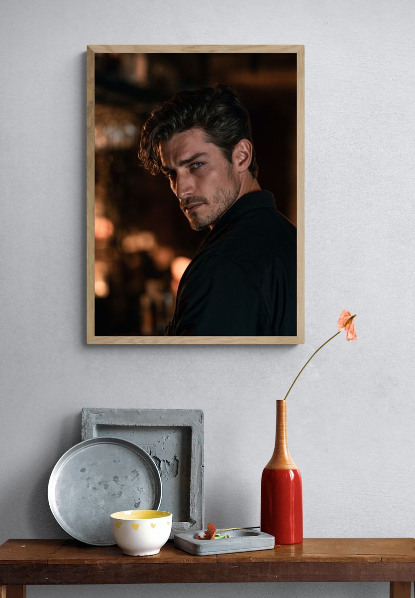 Moody Portrait Photography Poster. — room view 3