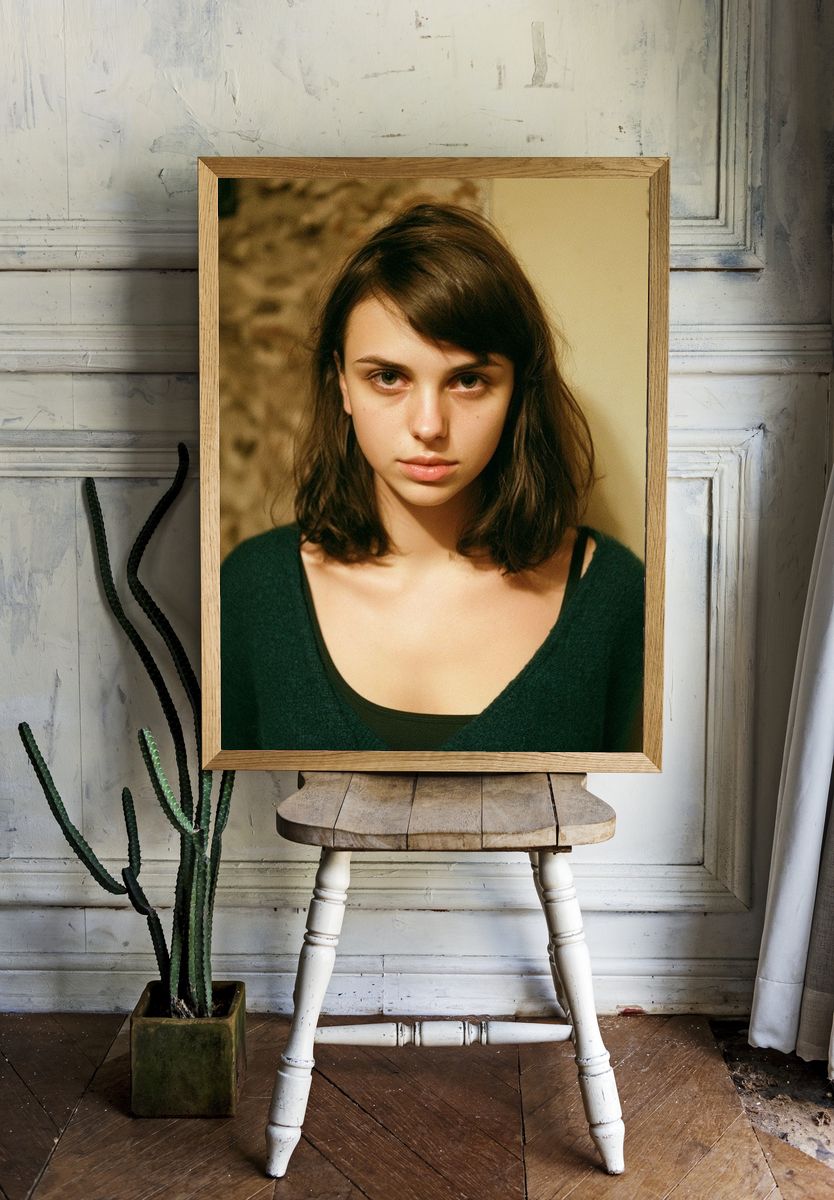 Intense Portrait Photography Poster. — room view 1