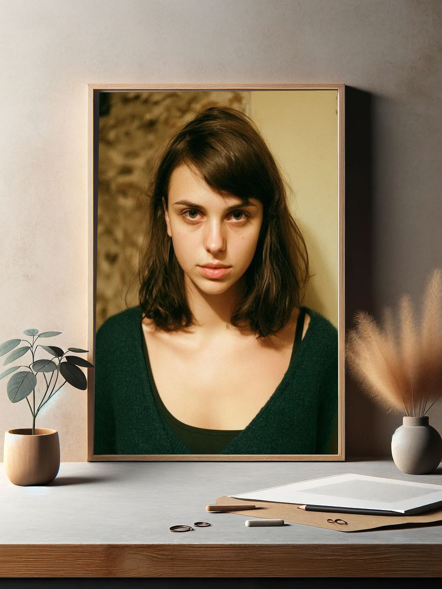 Intense Portrait Photography Poster. — room view 2