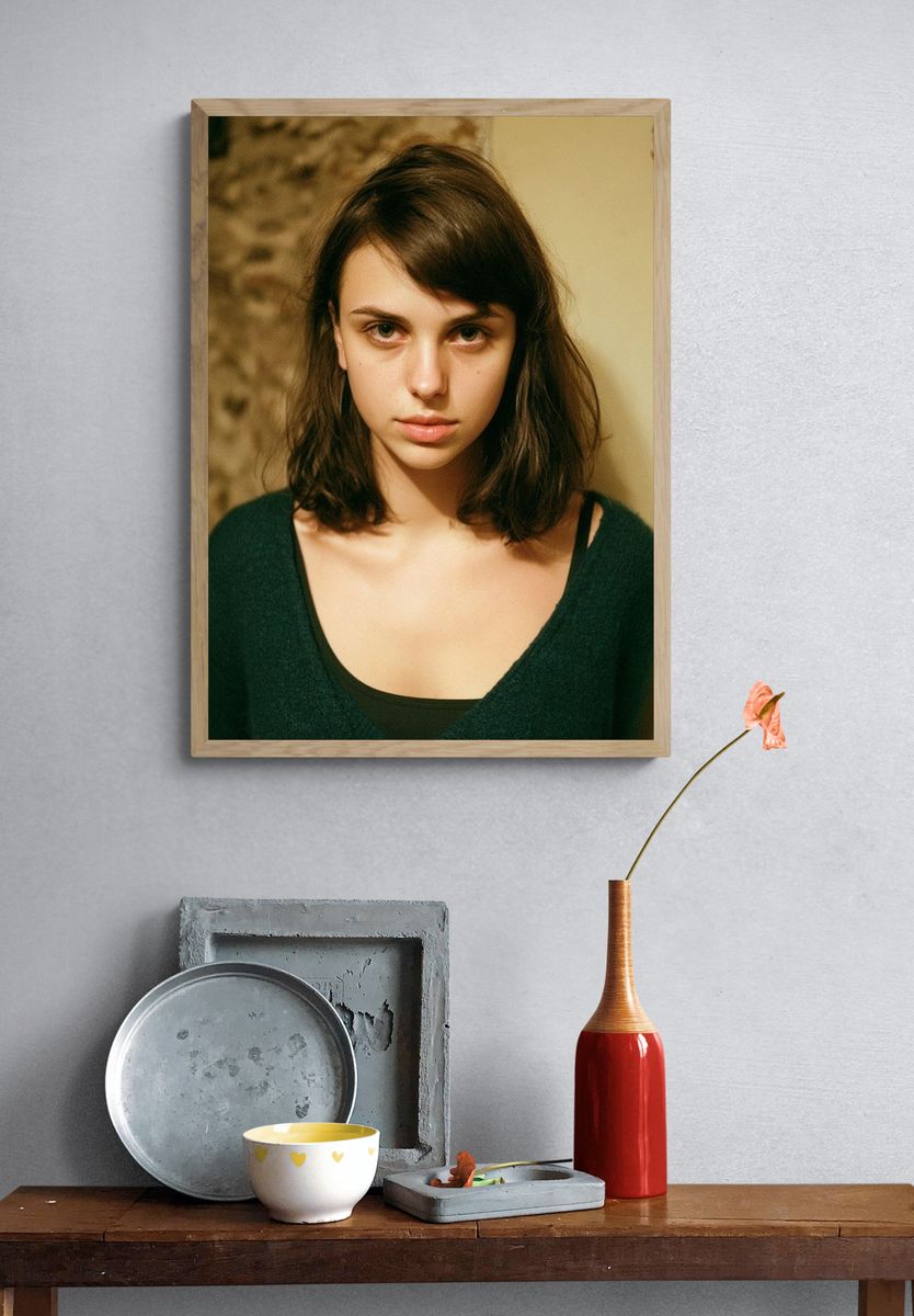 Intense Portrait Photography Poster. — room view 3