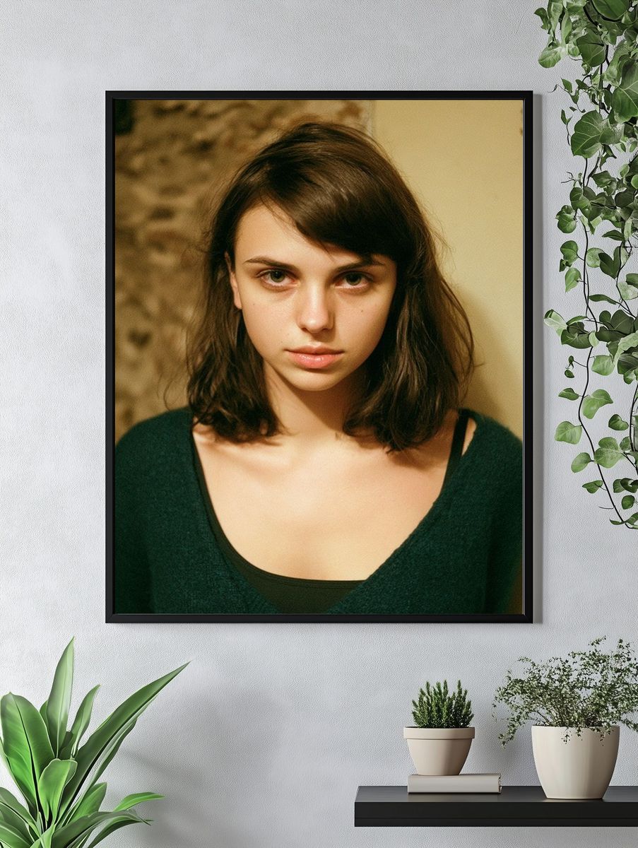 Intense Portrait Photography Poster. — room view 4