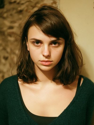Intense Portrait Photography Poster.