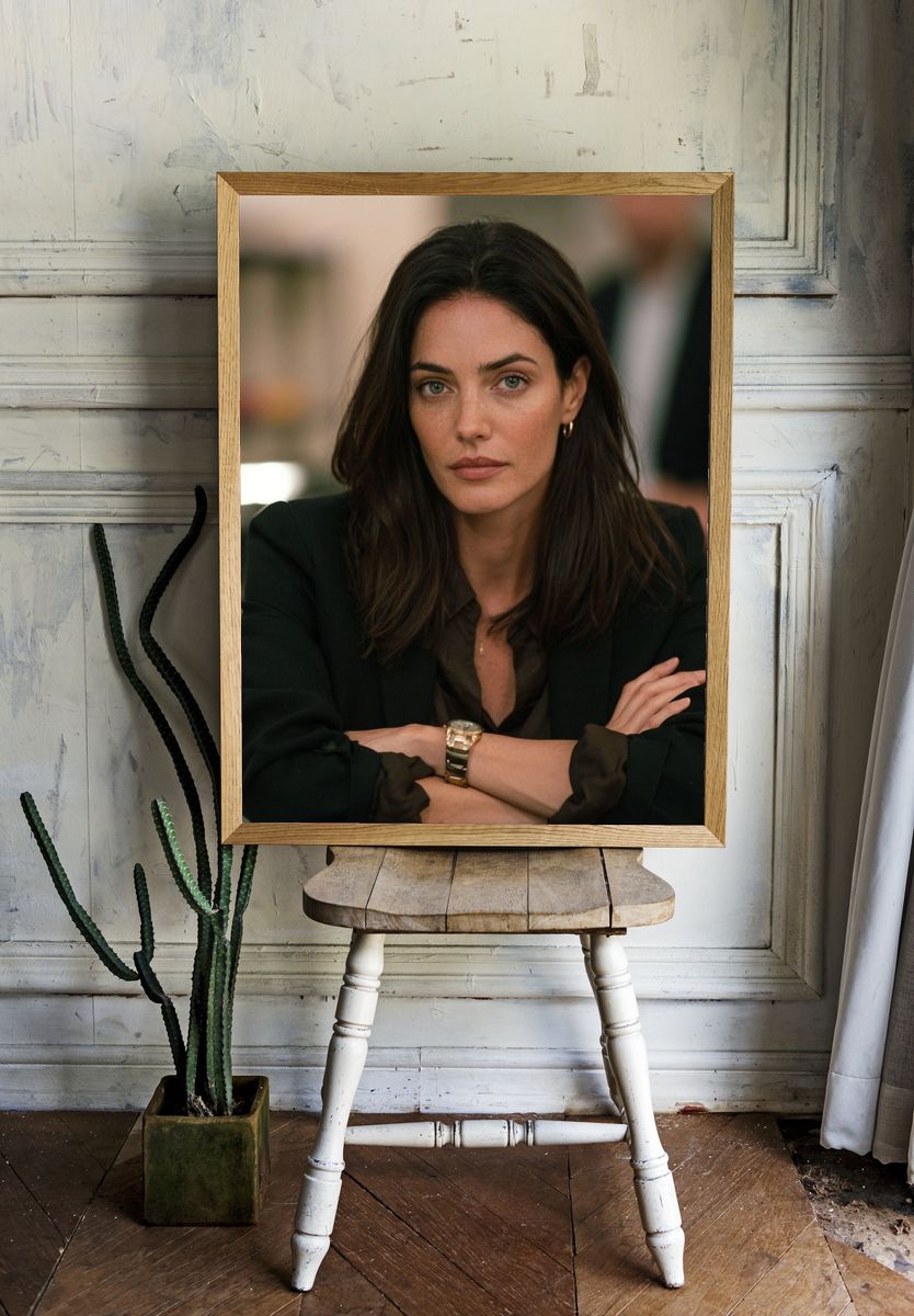 Elegant Woman Portrait Print. — room view 1