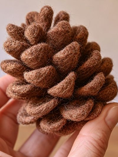 Pine Cone Texture Photography Poster.