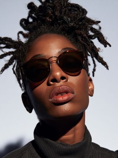 Sunglasses Portrait Photography Poster.