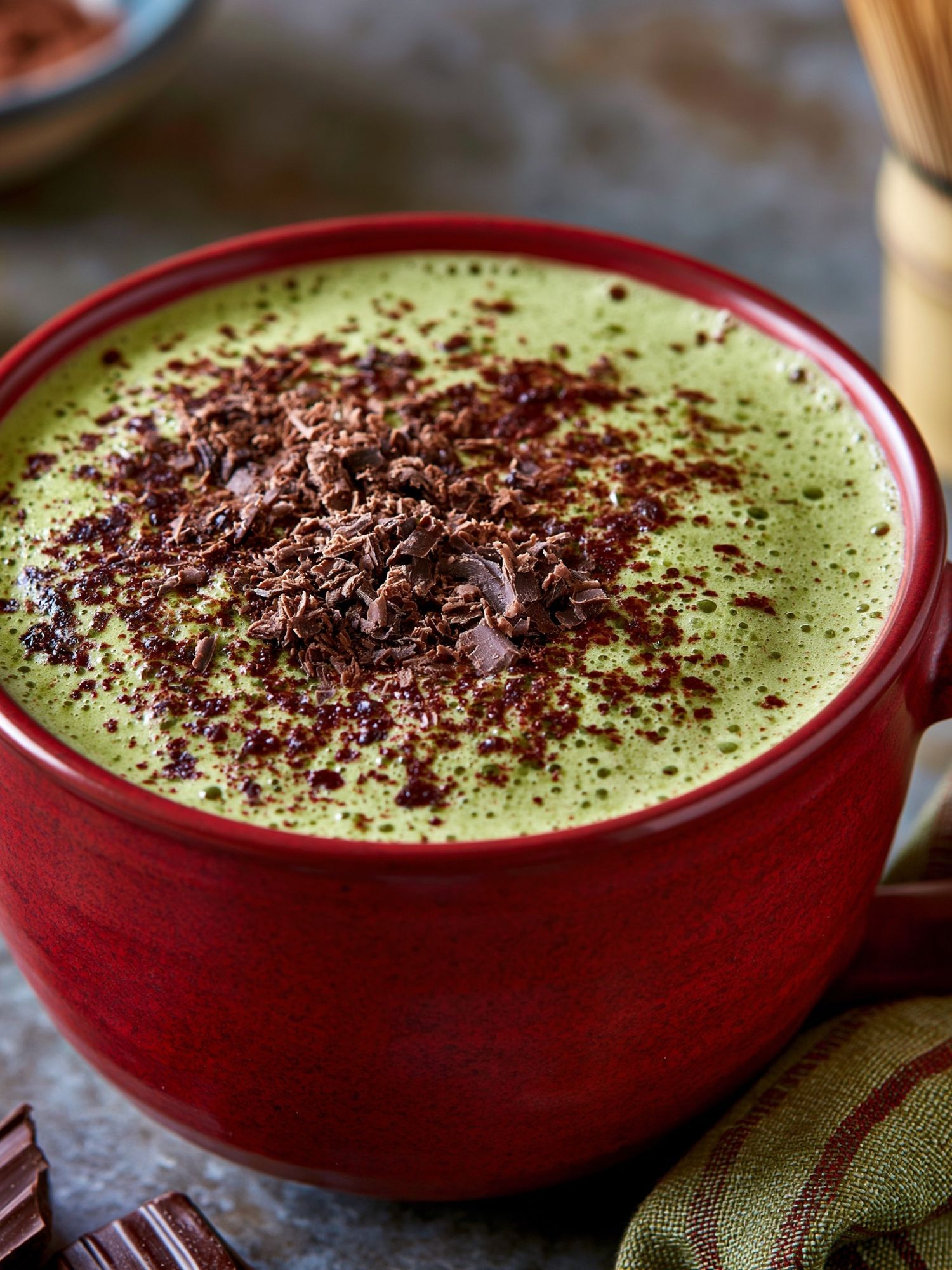 Matcha Chocolate Mug Photography Poster. poster — photography art