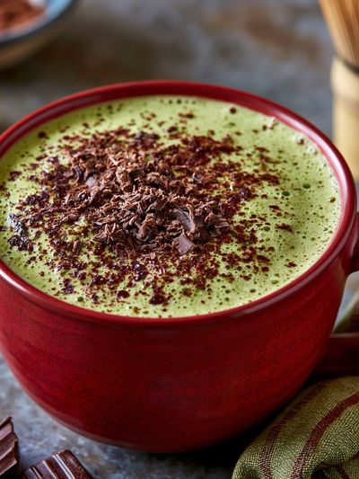 Matcha Chocolate Mug Photography Poster.
