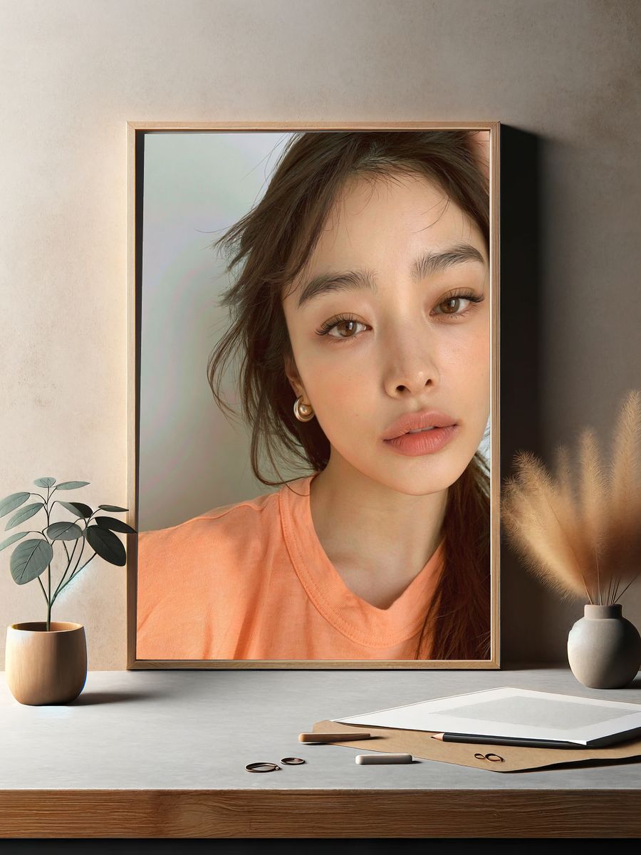 Soft Portrait Photography Poster. — room view 2