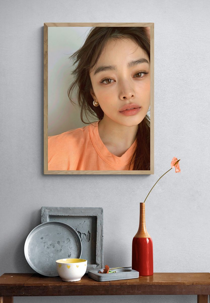 Soft Portrait Photography Poster. — room view 3